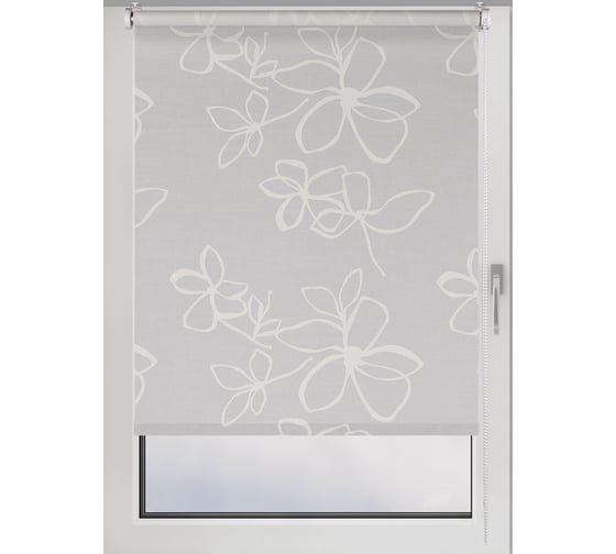Изображение товара Рулонная штора PRAKTO Adenium 60х160см белый 6531564
