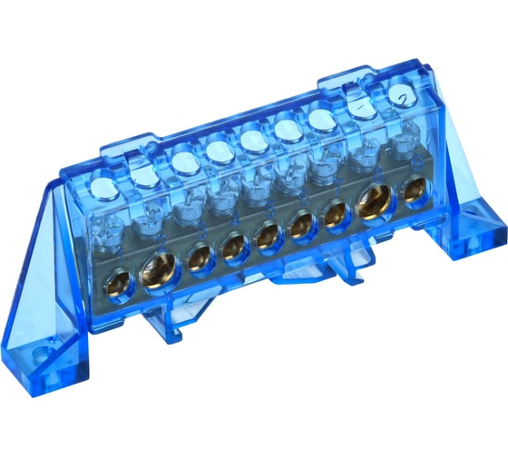 Изображение товара Шина N ноль в комбинированном изоляторе IEK TEKFOR Стойка 8x12-9-С (5шт/упак) TF-NN20-09-DP-K07