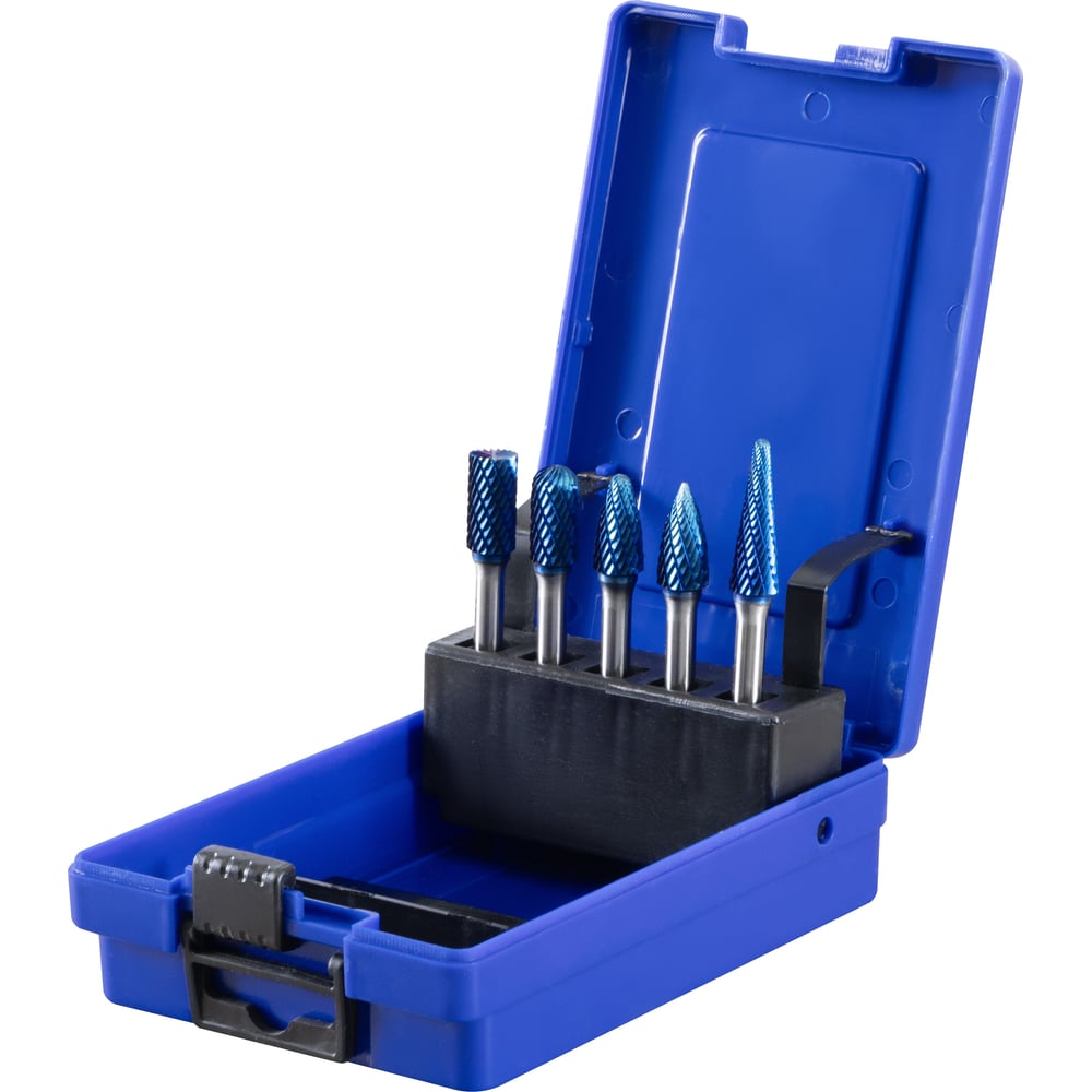 Изображение товара Набор борфрез твердосплавных по металлу LENZ 5 шт. арт LZBS 015 C3