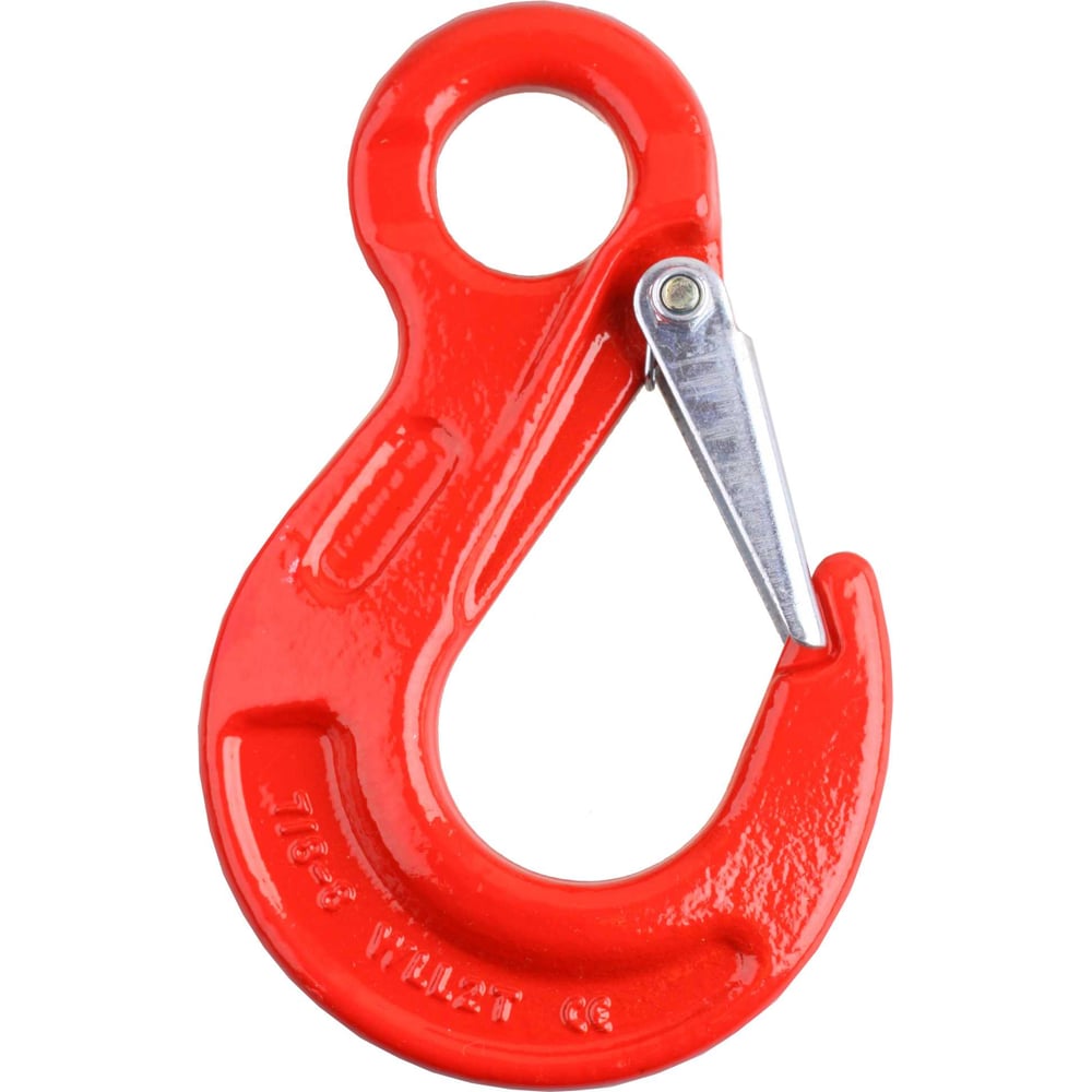 Изображение товара Грузовой крюк со проушиной и предохранителем Стройбат 8мм 50 шт