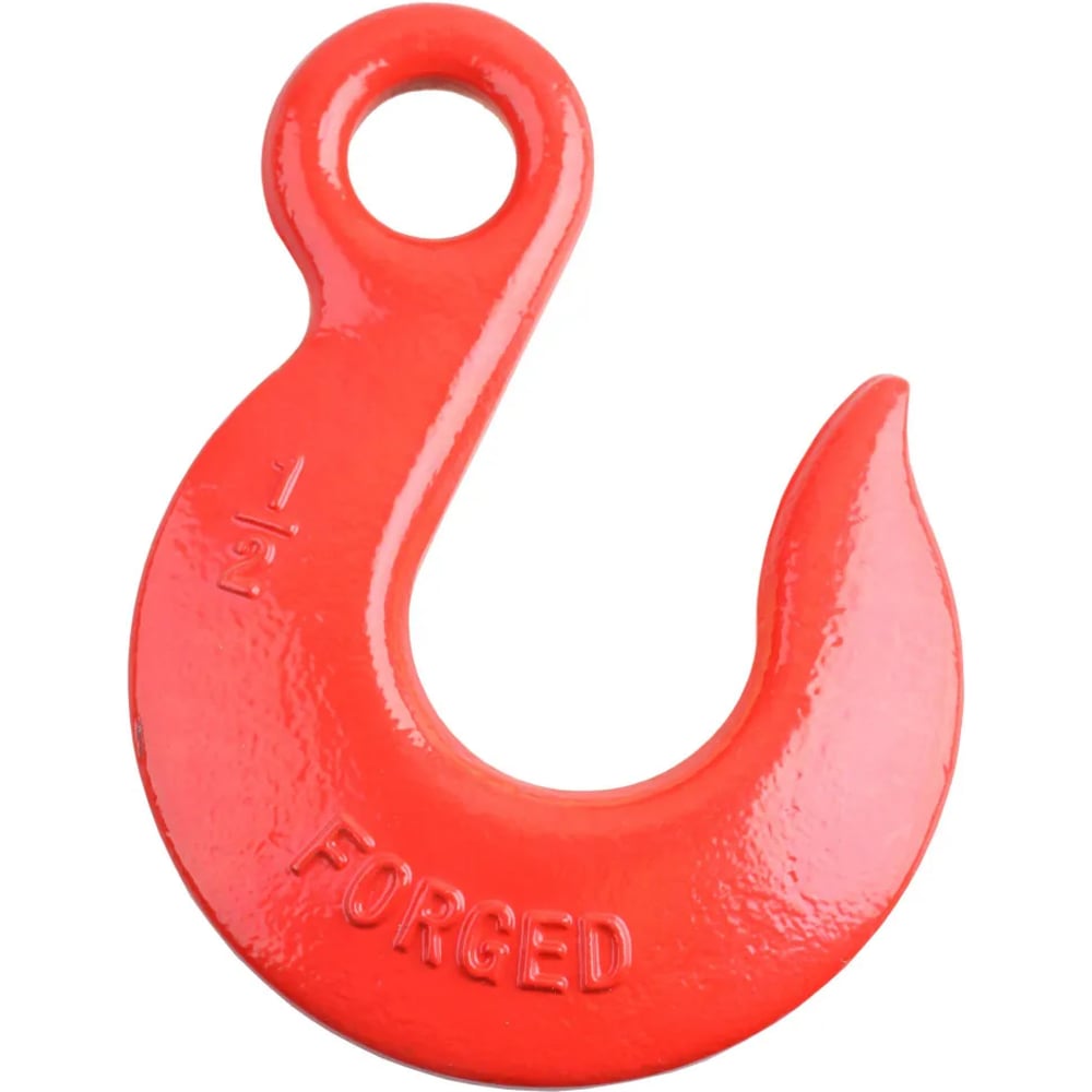 Изображение товара Крюк грузовой с проушиной и открытым зевом Стройбат 12мм