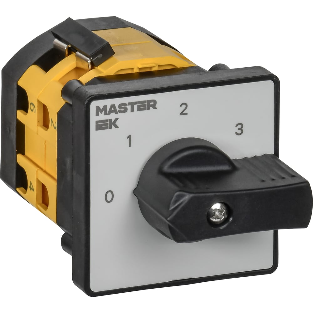 Изображение товара Переключатель кулачковый стандартная рукоятка IEK 10А модель MI-CS10-010-108