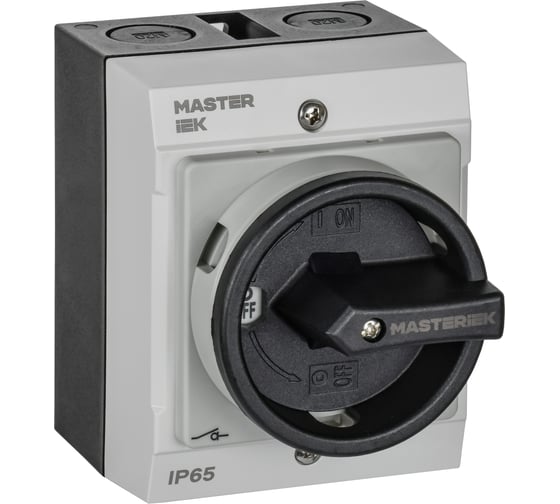 Изображение товара Переключатель кулачковый в боксе закрытая рукоятка IEK 10А сх. 10 MI-CS21-010-010