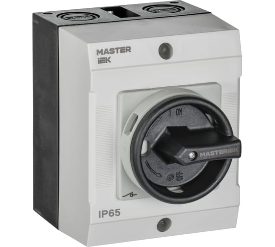 Изображение товара Переключатель кулачковый в боксе закрытая рукоятка IEK 10А сх. 69 MI-CS21-010-069