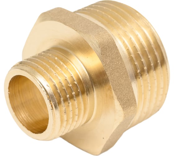 Изображение товара Ниппель латунный никелированный переходной Millennium 1" х 1/2" с наружной резьбой LBMM1012