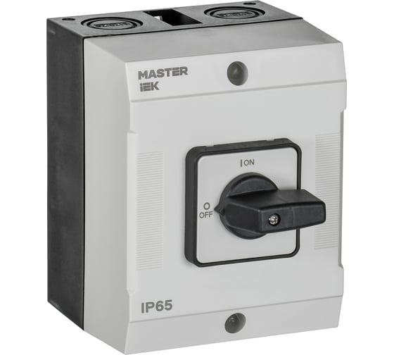 Изображение товара Переключатель кулачковый в боксе стандартная рукоятка IEK 16А сх. 90 MI-CS20-016-090