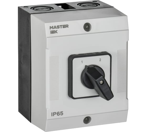 Изображение товара Переключатель кулачковый в боксе стандартная рукоятка IEK 10А сх. 69 MI-CS20-010-069