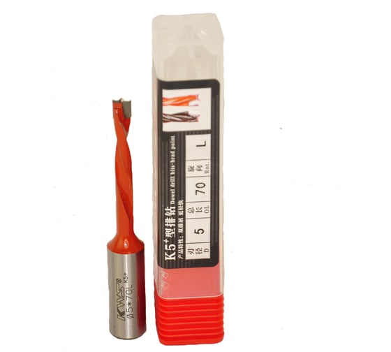 Изображение товара Сверло для глухих отверстий KWS HW Ø5х35х70 Z=2 L K5+ ZCG0AD240