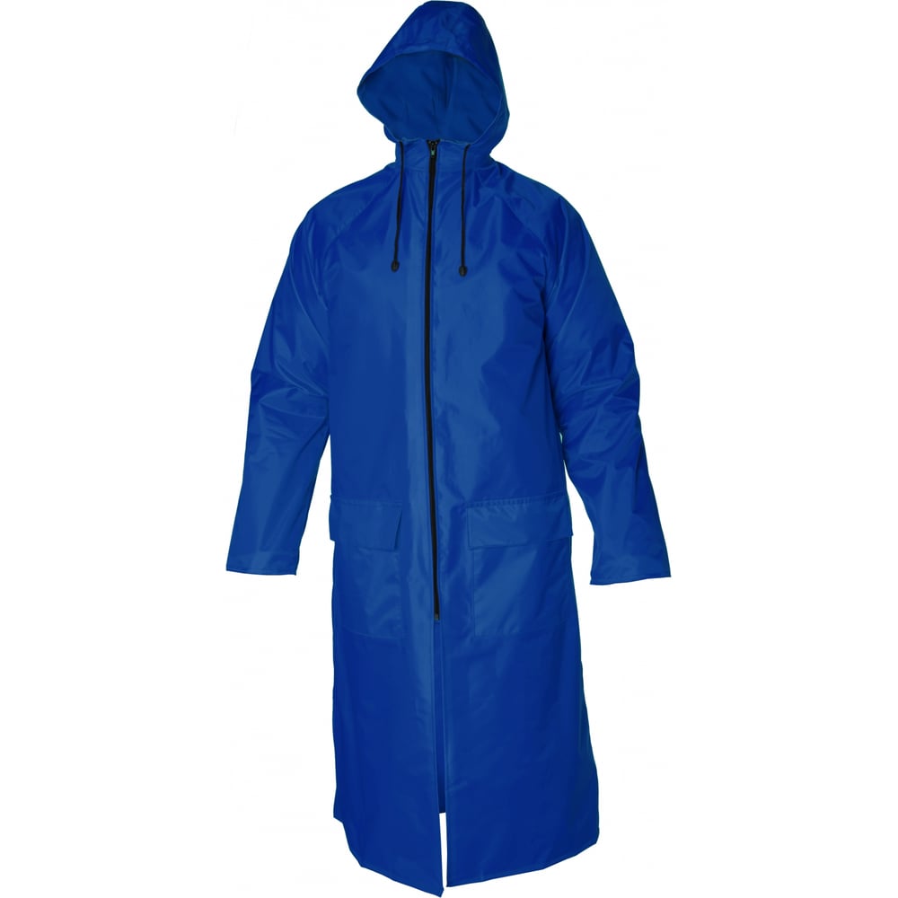 Изображение товара Плащ Костромская Текстильная Компания СКАТ таффета с пвх покрытием застежка молния Синий, M (88-92), 182-188 4680642108614