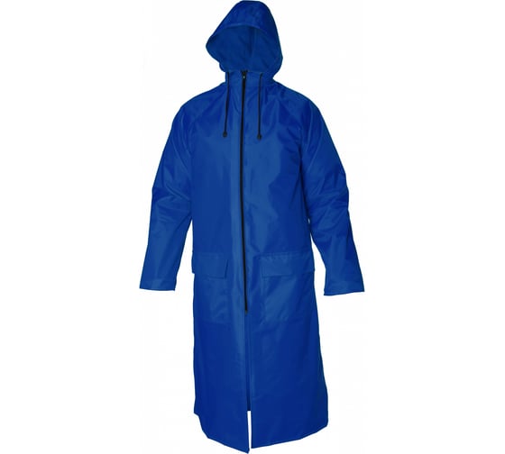 Изображение товара Плащ Костромская Текстильная Компания СКАТ таффета с пвх покрытием застежка молния Синий, XL (104-108), 170-176 4680642108706