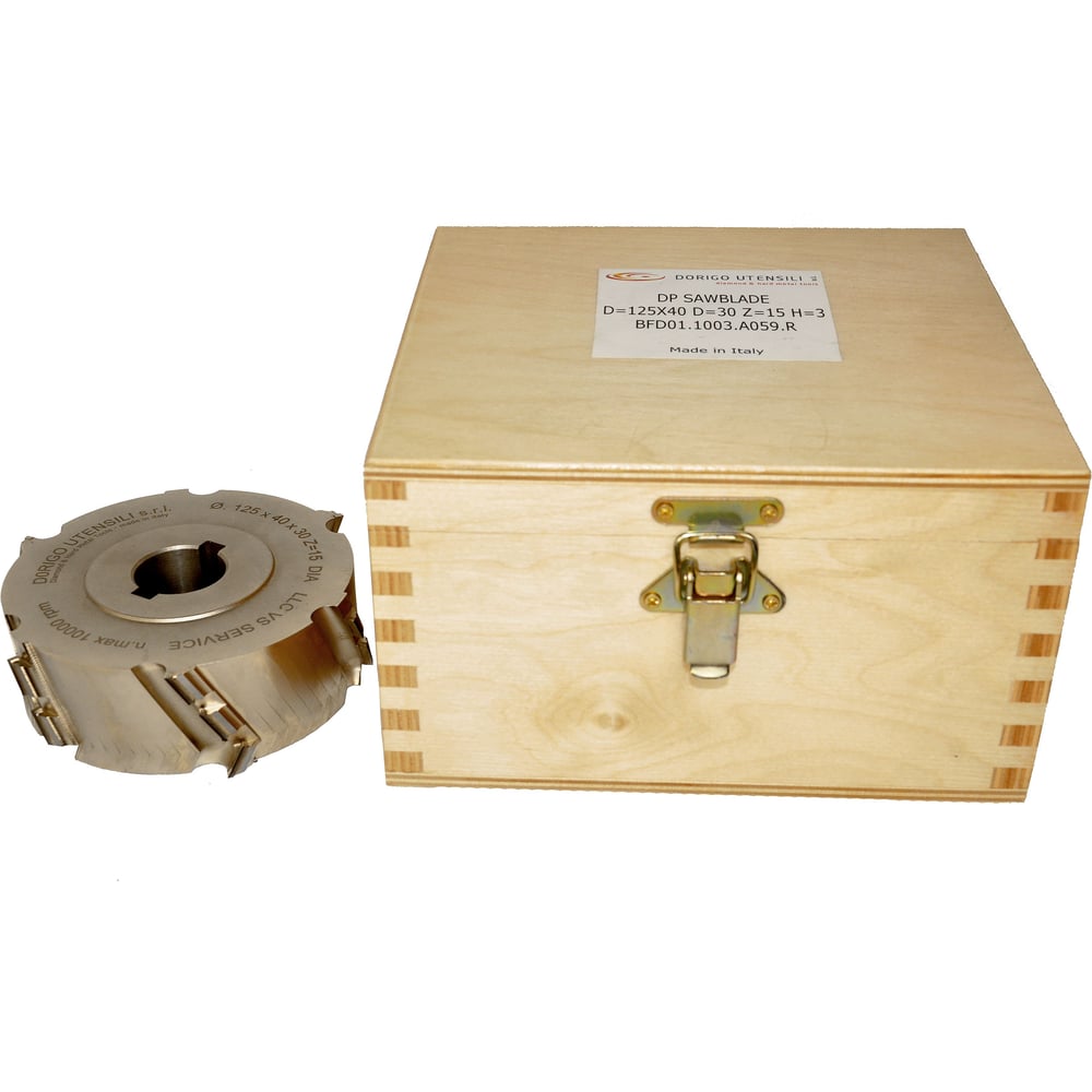Изображение товара Фреза фуговальная Dorigo DA D.125x40x30 +2CH алмазная насадная