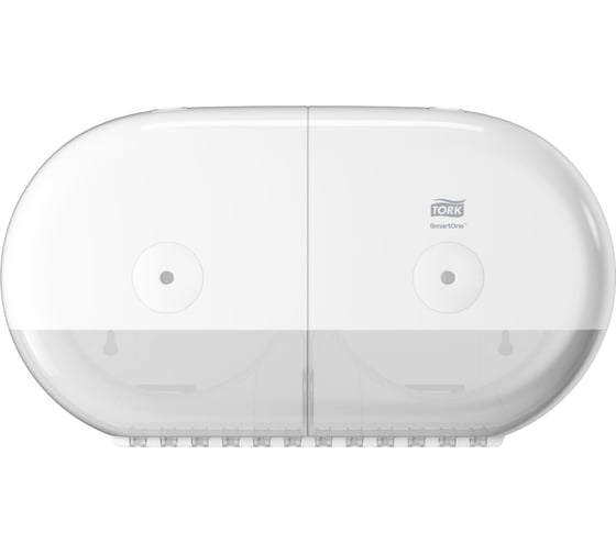 Изображение товара Двойной диспенсер для т.бумаги в мини-рулонах Tork SmartOne белый 682000