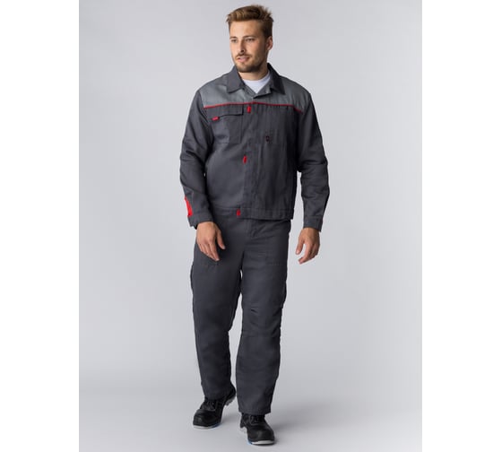 Изображение товара Костюм ФАКЕЛ Фаворит-2 ткань cмесовая, 210 п/к, темно-серый/серый 87471182 87471182.008