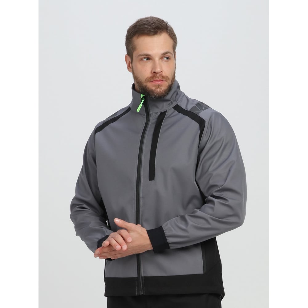 Изображение товара Куртка мужская софтшелл ФАКЕЛ ProfLine Leader водоотталкивающая, размер 48-50