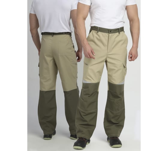 Изображение товара Брюки ФАКЕЛ Челси CH ткань канвас 270, хаки/бежевый 87490886 87490886.005