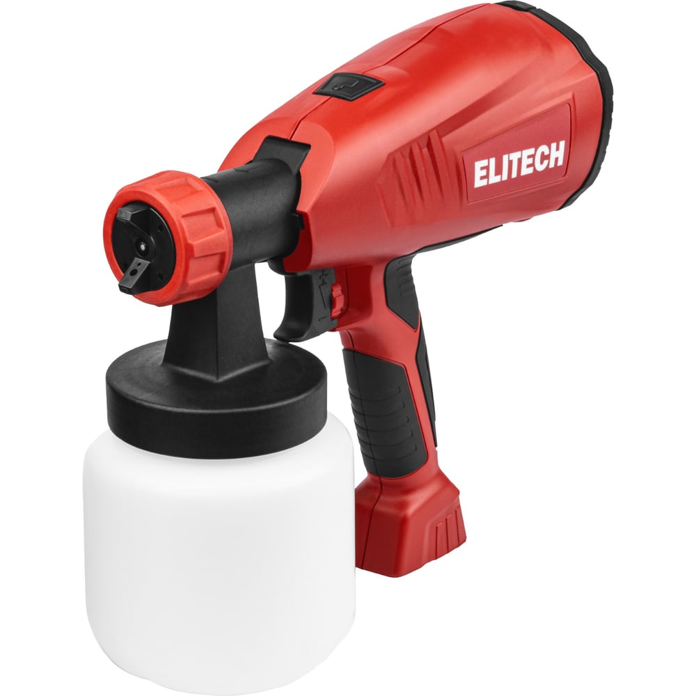 Изображение товара Краскопульт Elitech КЭ 0426П с встроенным компрессором и HVLP