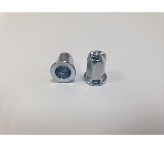 Изображение товара Заклепка гаечная K2EXPERT шестигранная, сталь, M6, стандартный борт, M6-LF-HEX St (650 шт) УТ000024330