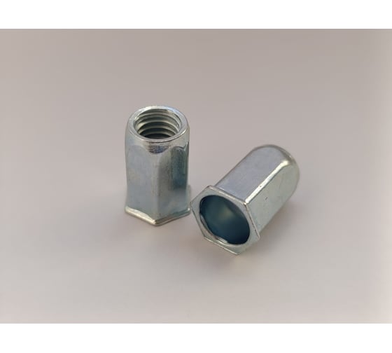 Изображение товара Заклепка гаечная K2EXPERT шестигранная, сталь, M6, уменьшенный борт, M6-RH-HEX St (700 шт) УТ000024331