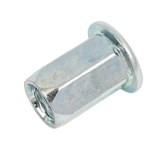 Изображение товара Заклепка гаечная KLAUE шестигранная, сталь, М8, стандартный борт St KSM8-LF-HEX 250 шт. УТ000004462