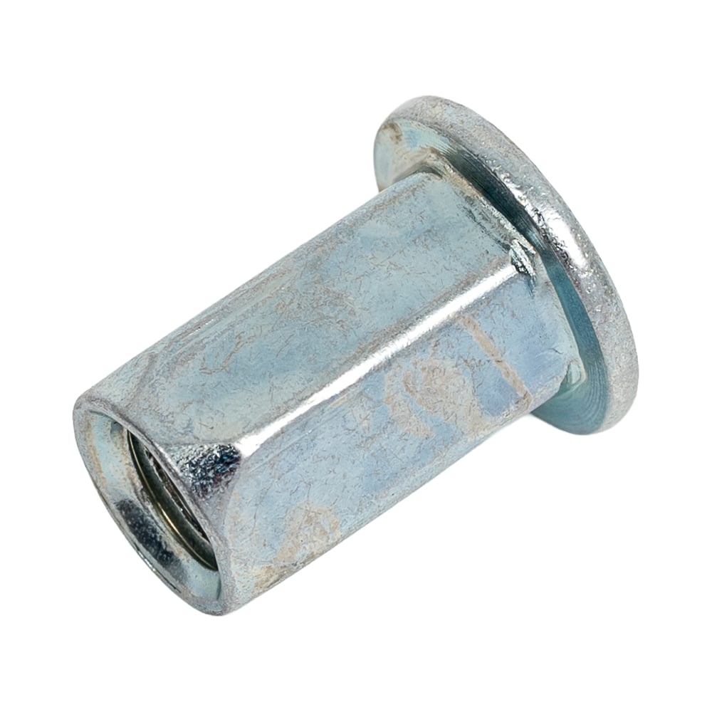 Изображение товара Заклепки гаечные KLAUE М6, 16 мм, 500 шт оценкованная сталь, стандартный борт