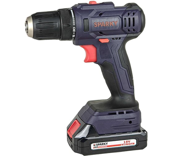 Изображение товара Аккумуляторная дрель-шуруповерт SPARKY BR2 18Li-C HD 14000195157