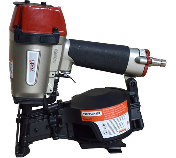 Изображение товара Кровельный пневматический гвоздезабивной пистолет Yoshi CRN45R МБ000025618