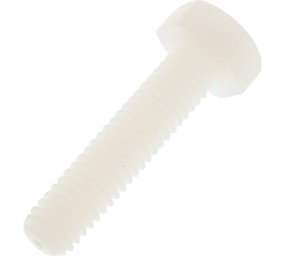 Изображение товара Болт ОПМ DIN 933 М6x20 Polyamide 500 шт УТ000025339