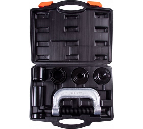 Изображение товара Набор оправок для монтажа и демонтажа сайлентблоков AFFIX кейс, 10 предметов AF11020010C