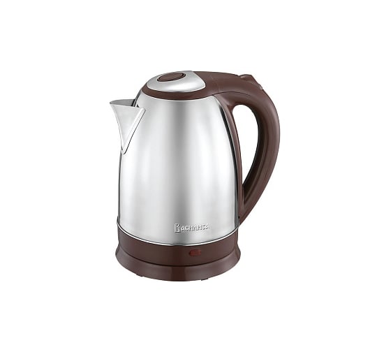 Изображение товара Электрический чайник ВАСИЛИСА ВА-1022 нержавеющая сталь, коричневый 2000 Вт, 1.8 л 0R-00004695