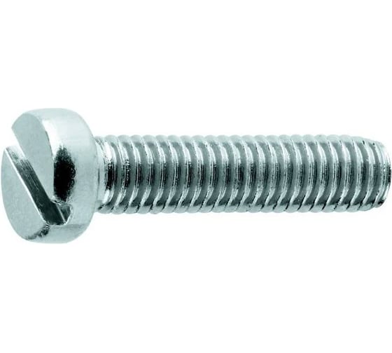 Изображение товара Винт ОПМ DIN 84 М6x25 4.8 zn 500 шт 00000004435