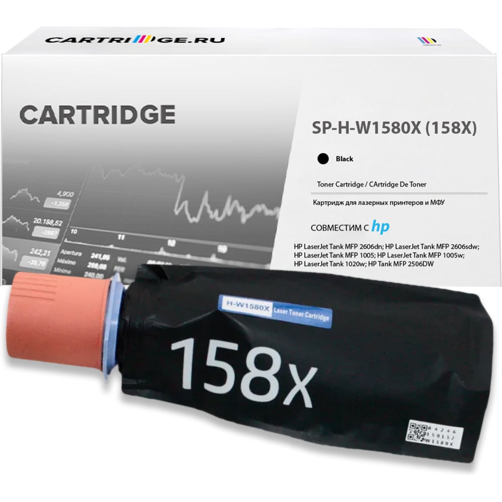 Изображение товара Картридж Solution Print SP W1580X 158X черный для HP лазерная печать 5000 страниц