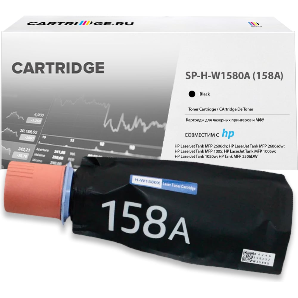 Изображение товара Картридж Solution Print SP W1580A 158A для HP черный