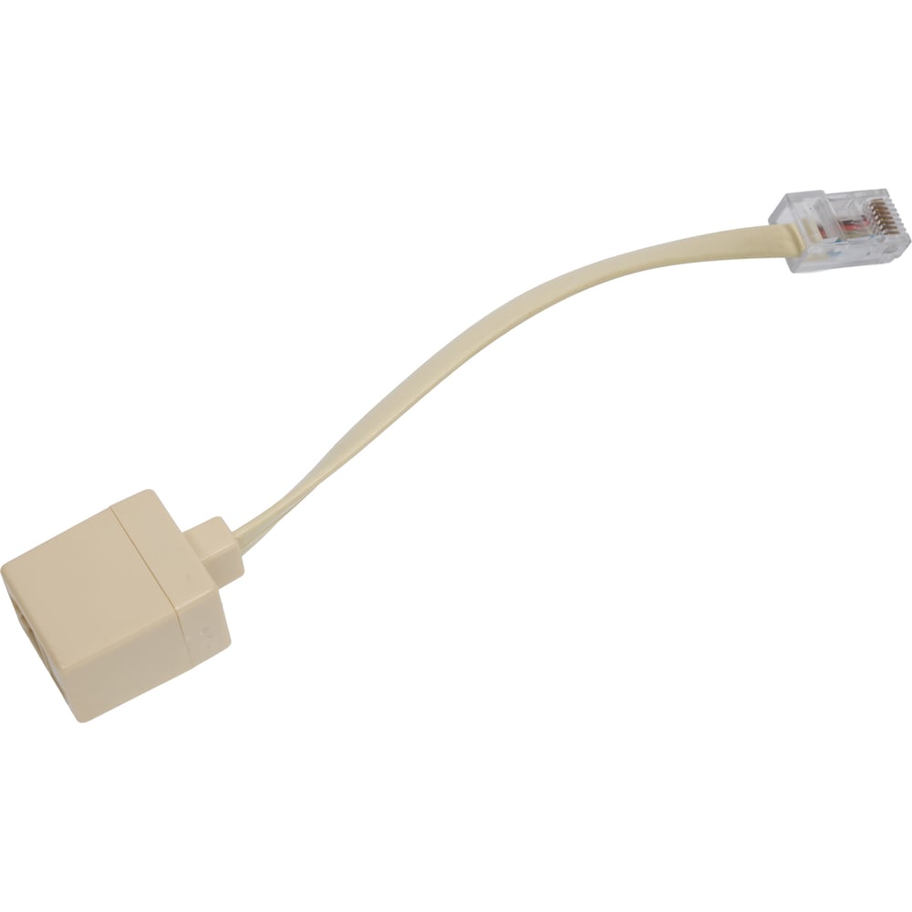 Изображение товара Переходник с порта TWT RJ-45 на порт RJ-12 10 см AD4512-L