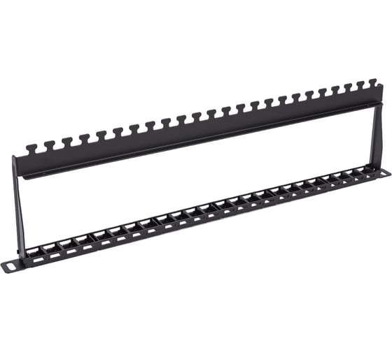 Изображение товара Наборная патч-панель LANMASTER 19 компактная, неэкранированная, 24 порта, 0.5U LAN-PPC24OK-UTP