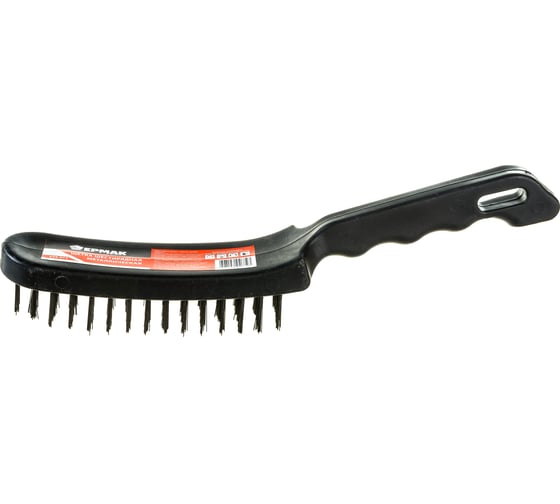 Изображение товара Щетка ЕРМАК металл, с пластиковой ручкой, 6-и рядная 656-072