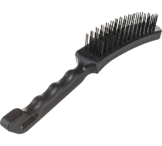 Изображение товара Щетка ЕРМАК металл, с пластиковой ручкой, 5-и рядная 656-071