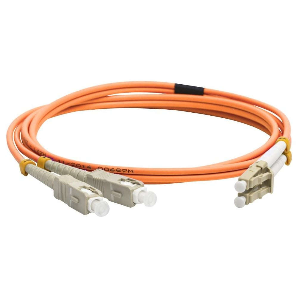 Изображение товара Оптический патч-корд TWT PVC дуплексный LC/PC-SC/PC 5м MM 50/125 OM2 Изображение товара Оптический патч-корд TWT PVC дуплексный LC/PC-SC/PC 5м MM 50/125 OM2