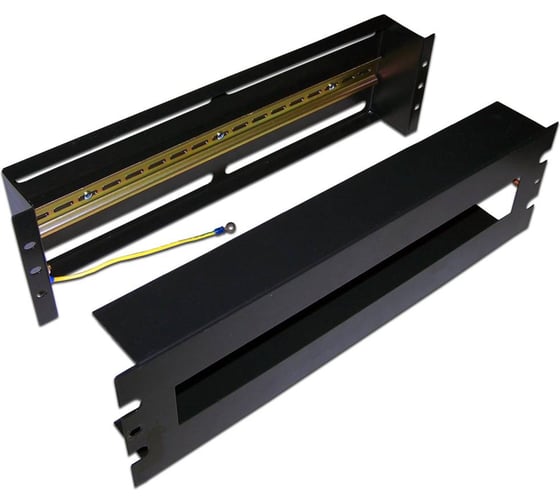 Изображение товара Панель с DIN-рейкой TWT 19 для установки электроавтоматов, 3U CB-DINRL/3U