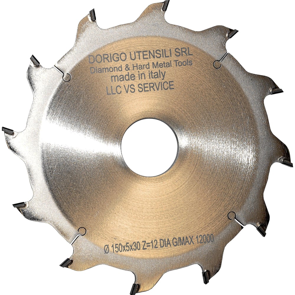 Изображение товара Диск пильный пазовый Dorigo 150 мм 12 зубов для дереву