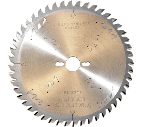 Изображение товара Диск пильный Dorigo 250x3.2/2.2x30 5 15 Z=48 LU2503230F48