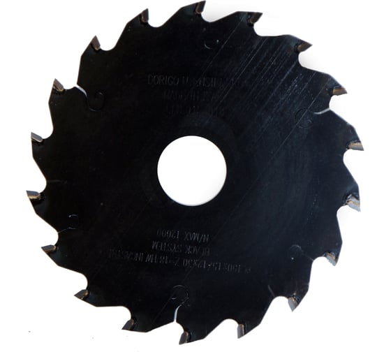 Изображение товара Диск пильный Dorigo пазовый 150x1.5/1.1x30 Z=18 (черные) LI150153018