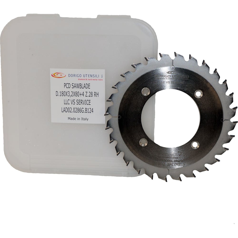 Изображение товара Диск пильный Dorigo PCD 180x3.2/2.2x80+7/11/100 для дерева МДФ ЛДСП