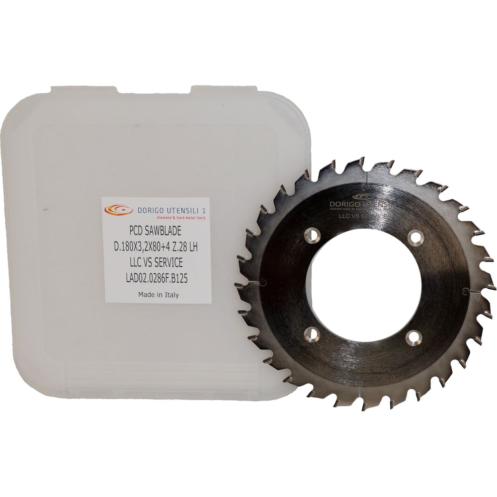 Изображение товара Пильный диск по дереву Dorigo PCD 180x3.2/2.2x80+7/11/100 для точных резов