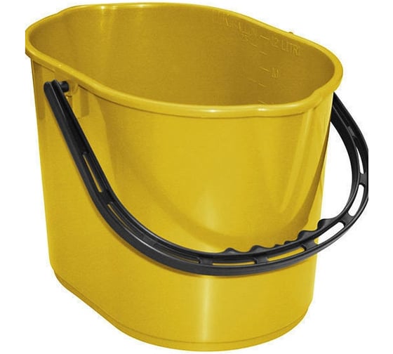 Изображение товара Ведро TTS PIT 12 л, желтое 00005278