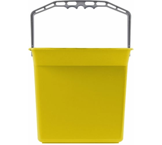 Изображение товара Полипропиленовое ведро с ручкой TTS 6 л, желтое 00003506