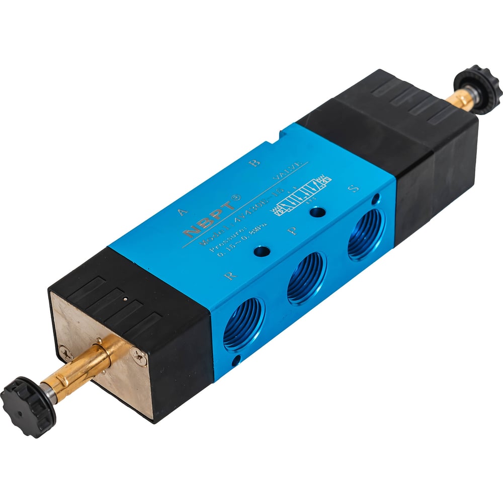 Изображение товара Пневмораспределитель NBPT 4V430E-1/2 (15) электромагнитный 5/3