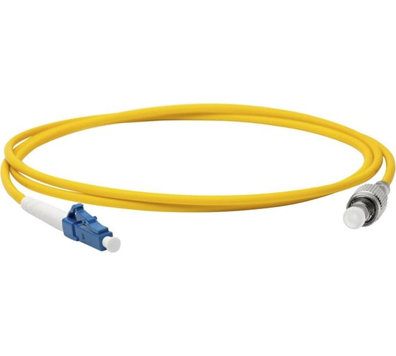 Изображение товара Оптический патч-корд PVC, симплексный, ST/UPC-LC/UPC, SM OS2, 1.5 м ST-LC/SU-1.5