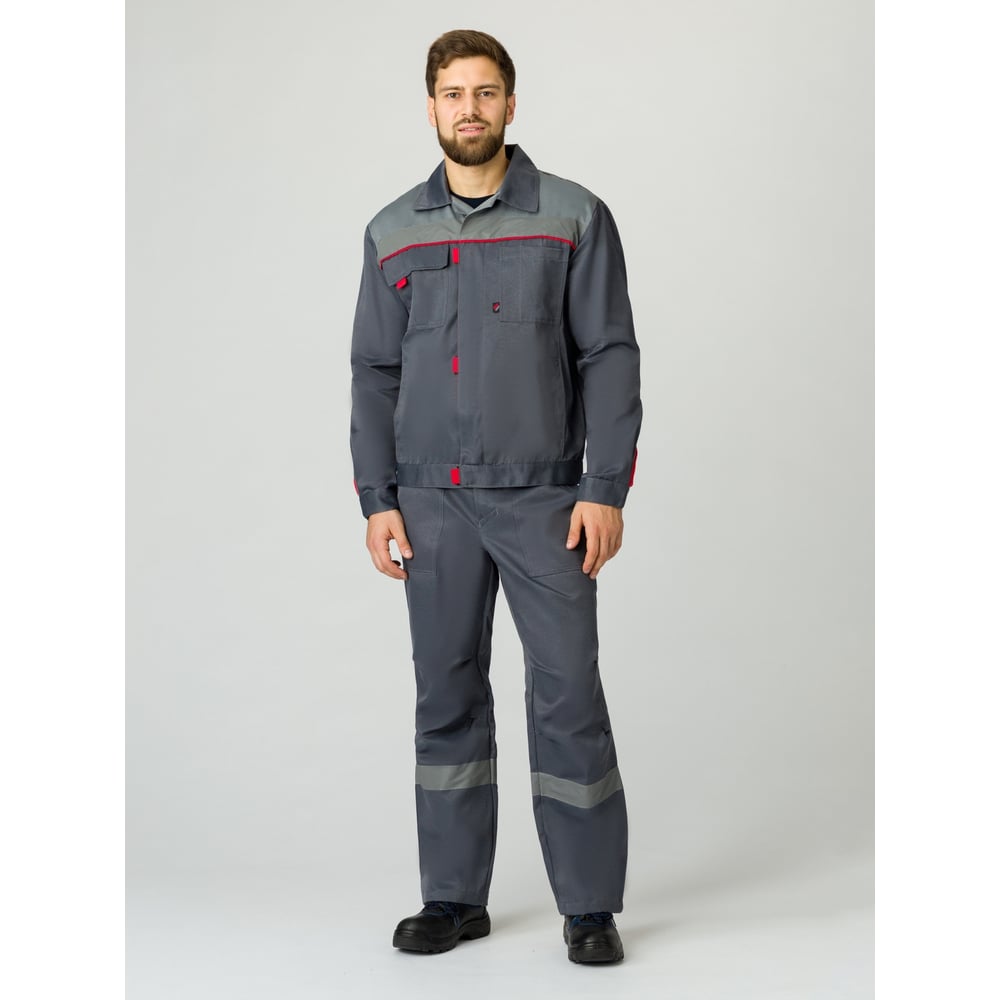 Изображение товара Костюм Флофт-1 СОП Факел, смесовая ткань Greta, 60-62, темно-серый