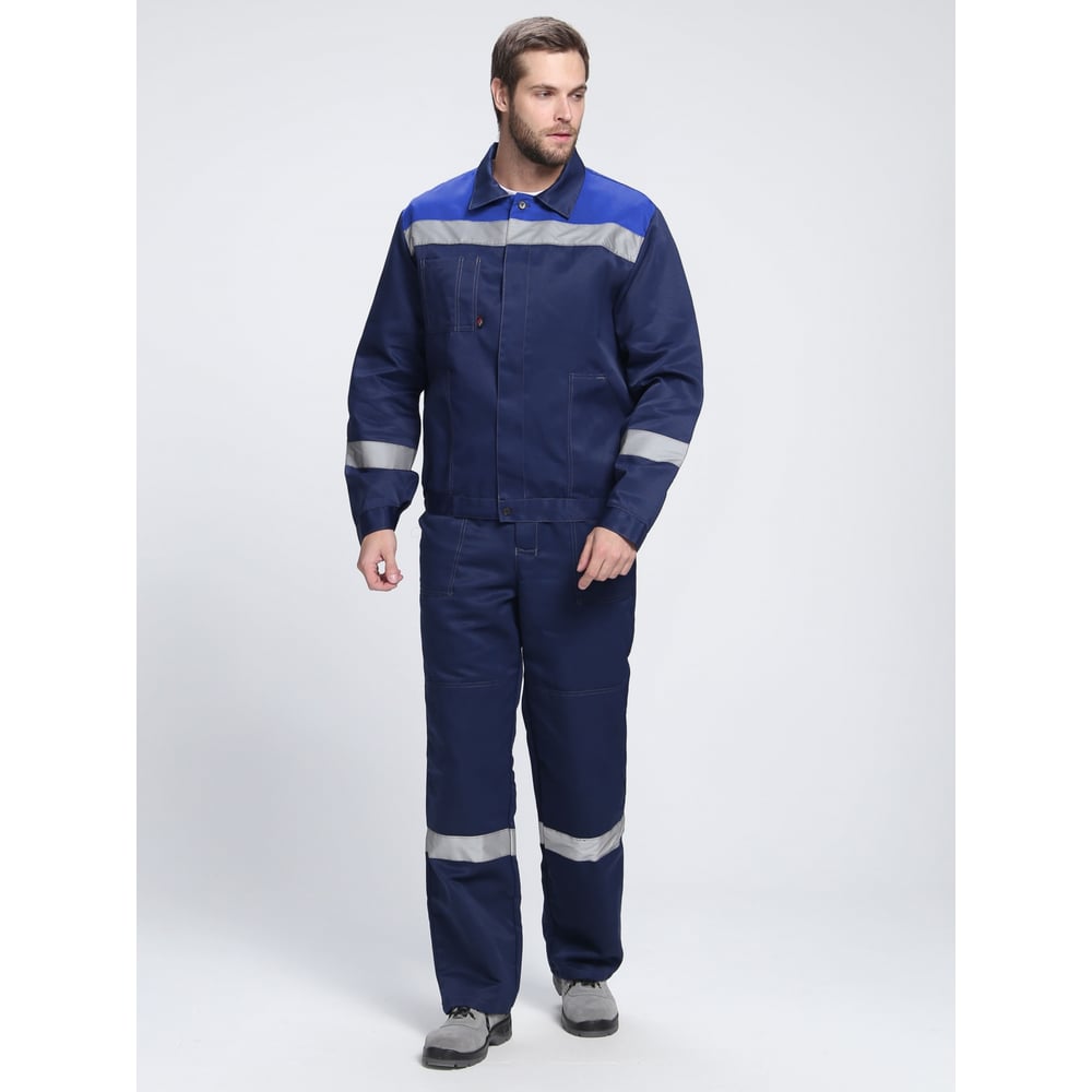 Изображение товара Костюм ФАКЕЛ Легион-1 СОП CH, мужской, смесовая ткань, 210 г/м², темно-синий/васильковый