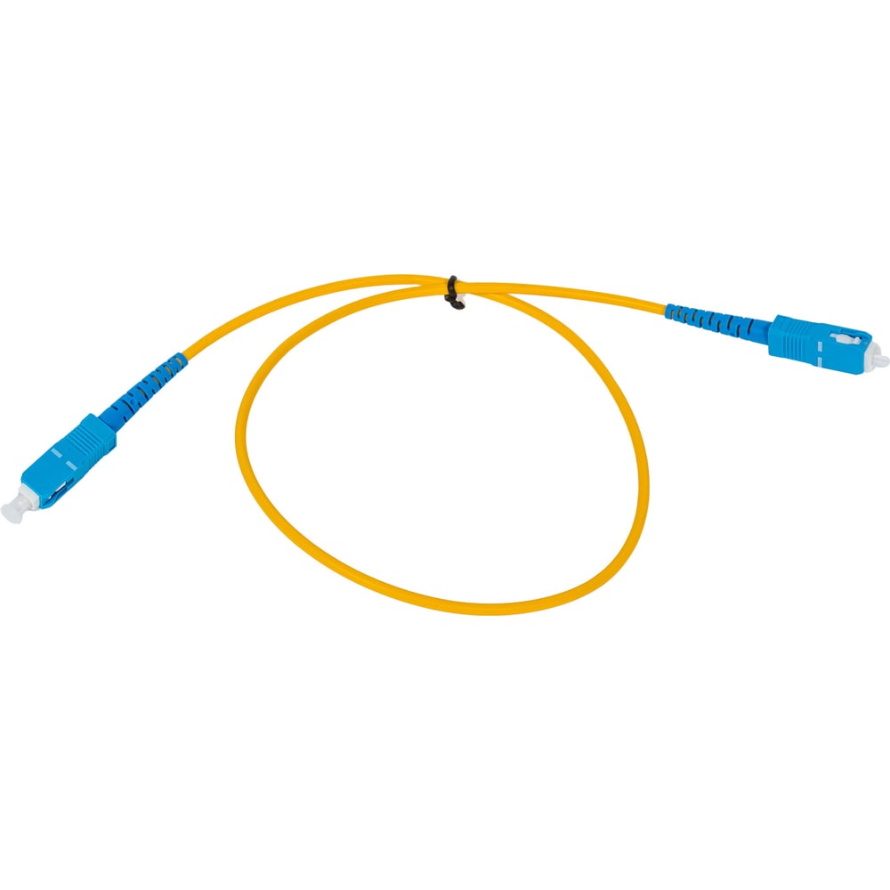 Изображение товара Оптический патч-корд TWT симплексный SC/UPC-SC/UPC 0.5 м жёлтый